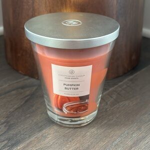 Chesapeake Bay Pumpkin Butter candle 1 wick,sweet,spicy,cinnamon clove,caramel